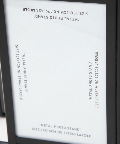 LAKOLE（ラコレ）の「アイアンフォトフレームW / 284435（フォトフレーム・レディース・ブラック・FREE）」の9枚目の写真