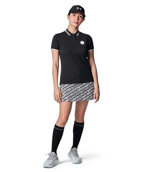 UNDER ARMOUR(アンダーアーマー)の「UAドライブ スラッシュ ロゴ スカート(ゴルフ/レディース)(スカート・レディース・ホワイト・L/M/XL/S)」の3枚目の写真