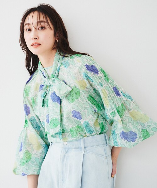 セール】【セットアップ可能】オールドフラワー プリント