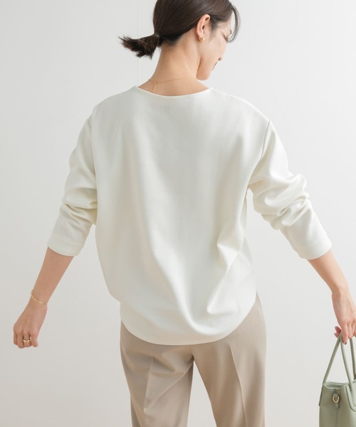 URBAN RESEARCH DOORS（アーバンリサーチドアーズ）の「ダンボールニットプルオーバー（Tシャツ/カットソー・レディース・オフホワイト/ネイビー/グレー系その他・MEDIUM）」の21枚目の写真