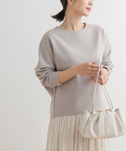 URBAN RESEARCH DOORS（アーバンリサーチドアーズ）の「ダンボールニットプルオーバー（Tシャツ/カットソー・レディース・オフホワイト/ネイビー/グレー系その他・MEDIUM）」の6枚目の写真