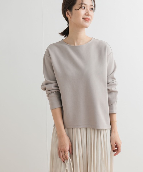 URBAN RESEARCH DOORS（アーバンリサーチドアーズ）の「ダンボールニットプルオーバー（Tシャツ/カットソー・レディース・オフホワイト/ネイビー/グレー系その他・MEDIUM）」の8枚目の写真