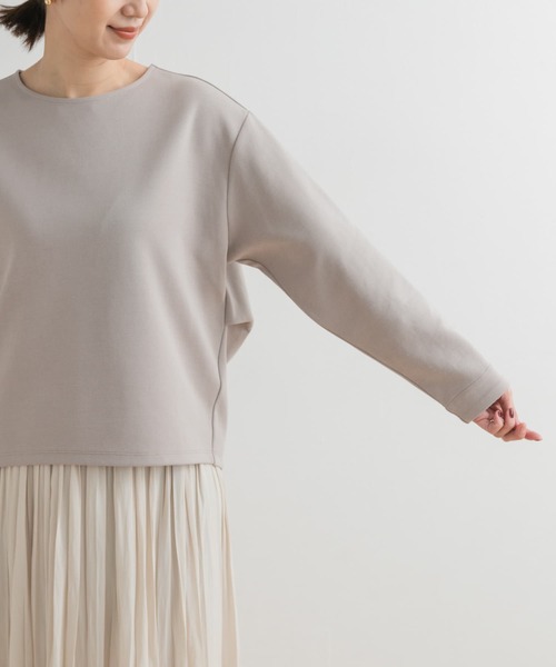 URBAN RESEARCH DOORS（アーバンリサーチドアーズ）の「ダンボールニットプルオーバー（Tシャツ/カットソー・レディース・オフホワイト/ネイビー/グレー系その他・MEDIUM）」の18枚目の写真