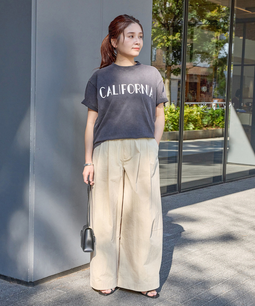 セール】コットンナイロンスーパーワイドコクーンパンツ(その他パンツ セール】コットンナイロンスーパーワイドコクーンパンツ(その他パンツ