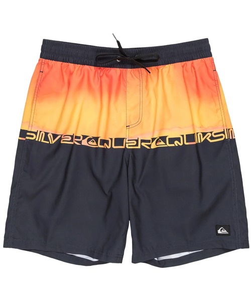 Quiksilver(クイックシルバー)の「EVERYDAY WORDBLOCK V/クイックシルバータイダイ柄ウエストゴムサーフトランクス・ボードショーツ・バギーショーツ(水着)(水着・メンズ・ブラック/ブルー/グリーン/オレンジ・MEDIUM/LARGE/X-LARGE/SMALL)」の1枚目の写真
