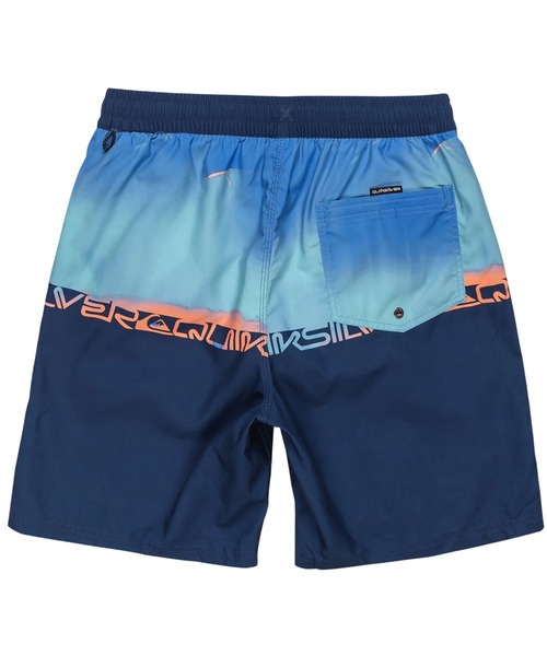 Quiksilver(クイックシルバー)の「EVERYDAY WORDBLOCK V/クイックシルバータイダイ柄ウエストゴムサーフトランクス・ボードショーツ・バギーショーツ(水着)(水着・メンズ・ブラック/ブルー/グリーン/オレンジ・MEDIUM/LARGE/X-LARGE/SMALL)」の9枚目の写真