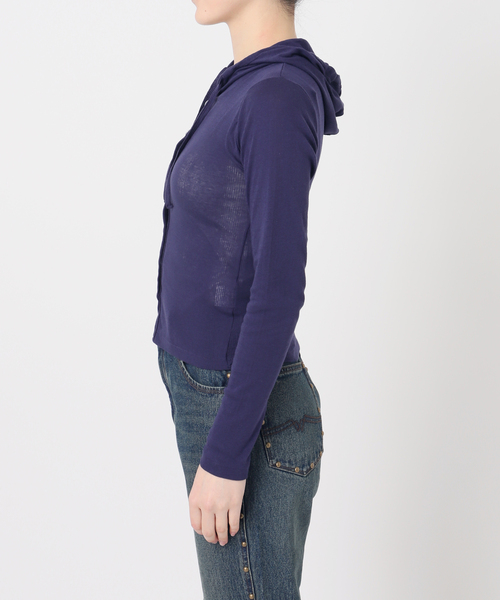 Oriens JOURNAL STANDARD(オリエンス ジャーナルスタンダード)の「別注【MILLER/ミラー】Light prib hoodie CD:カーディガン(カーディガン/ボレロ・レディース・チャコールグレー/ネイビー/ピンク・FREE)」の18枚目の写真