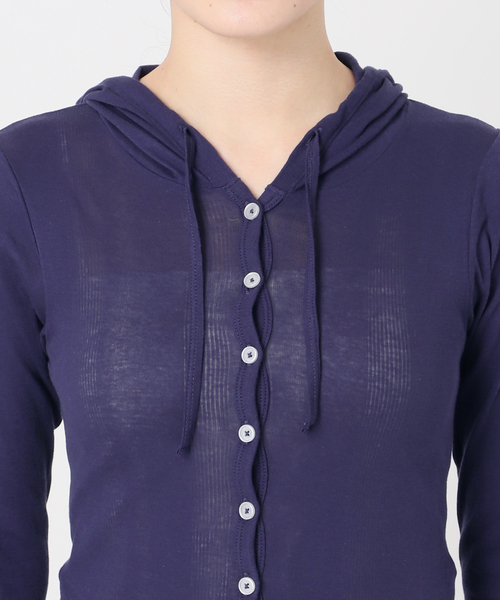 Oriens JOURNAL STANDARD(オリエンス ジャーナルスタンダード)の「別注【MILLER/ミラー】Light prib hoodie CD:カーディガン(カーディガン/ボレロ・レディース・チャコールグレー/ネイビー/ピンク・FREE)」の21枚目の写真