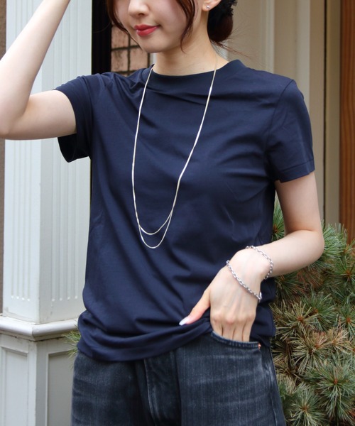 [⭐︎再値下げ⭐︎]Shinzone シンゾーン　コンパクトTシャツ ネイビー ⭐︎再値下げ⭐︎]Shinzone シンゾーン コンパクトTシャツ