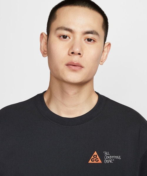 NIKE ACG(ナイキエィシージー)の「NIKE AS M ACG DF TEE OC GUIDE / ナイキ ACG DF OC ガイド S/S Tシャツ 【SP】(Tシャツ/カットソー・メンズ・ブラック/パープル・S/M/L/XL/XXL)」の6枚目の写真