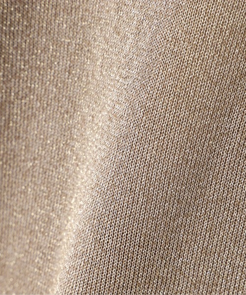 NATURAL BEAUTY BASIC(ナチュラルビューティーベーシック)の「◇ラメシアーベーシックカーディガン(カーディガン/ボレロ・レディース・グレー/ラベンダー/ベージュ/チャコールグレー・FREE)」の5枚目の写真