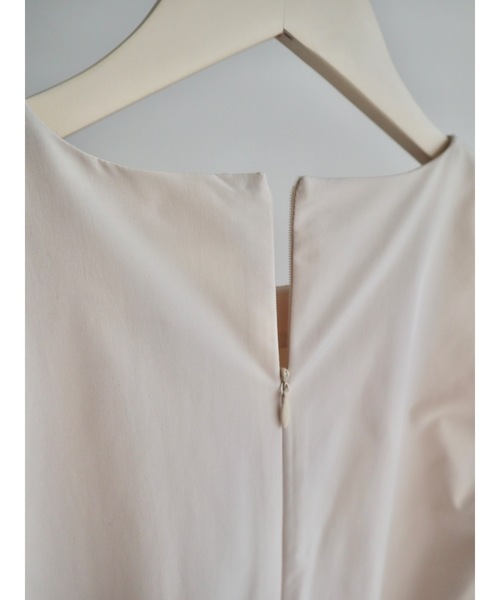 JUMELLE(ジュメロ)の「Ribbon shirt onepiece(ワンピース・レディース・ブルー/ベージュ・SMALL/MEDIUM)」の6枚目の写真
