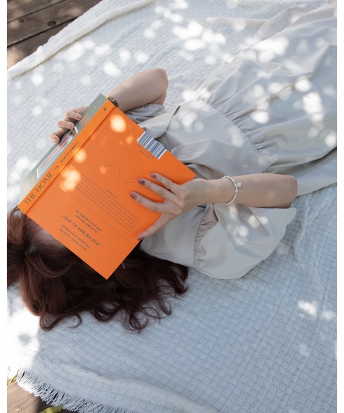 JUMELLE(ジュメロ)の「Ribbon shirt onepiece(ワンピース・レディース・ブルー/ベージュ・SMALL/MEDIUM)」の20枚目の写真