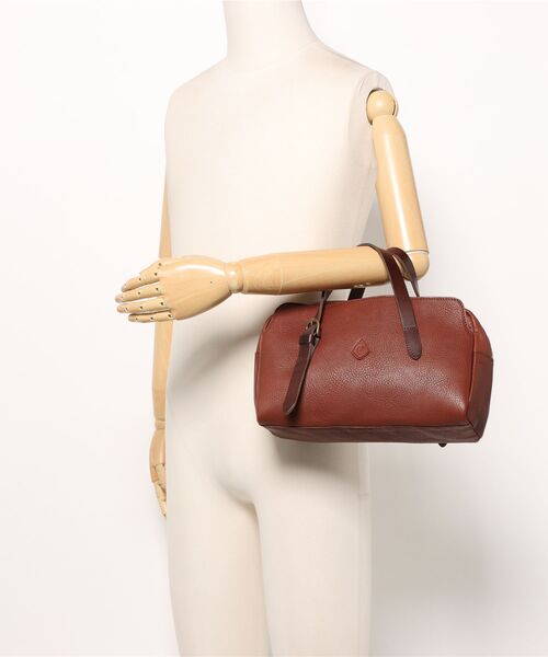 CLEDRAN(クレドラン)の「【軽量 ハレの日にも】CL3817 GALE POCKET BOSTON(ボストンバッグ・レディース・ブラック/ブラウン/グレー・FREE)」の8枚目の写真