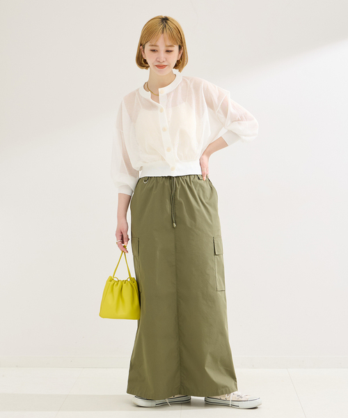 B.C STOCK（ベーセーストック）の「《追加2》手洗い可 / ショートクルーカーディガン（カーディガン/ボレロ・レディース・ネイビー/ピンク/チャコールグレー・FREE）」の13枚目の写真