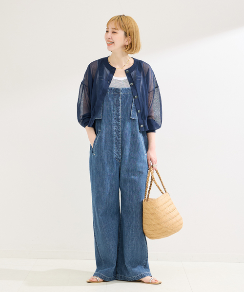 B.C STOCK（ベーセーストック）の「《追加2》手洗い可 / ショートクルーカーディガン（カーディガン/ボレロ・レディース・ネイビー/ピンク/チャコールグレー・FREE）」の22枚目の写真