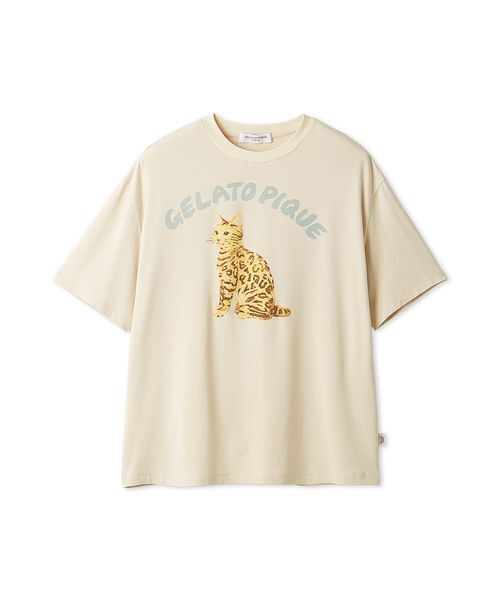 セール】【HOMME】キャットワンポイントTシャツ（ルームウェア