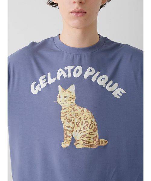 セール】【HOMME】キャットワンポイントTシャツ（ルームウェア