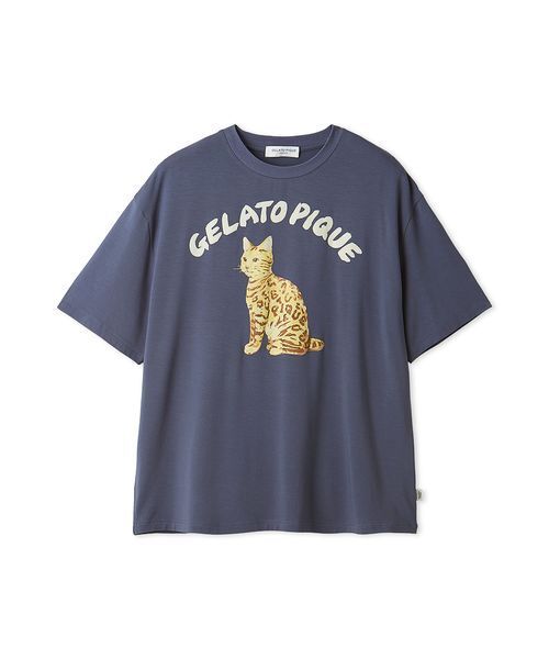 セール】【HOMME】キャットワンポイントTシャツ（ルームウェア