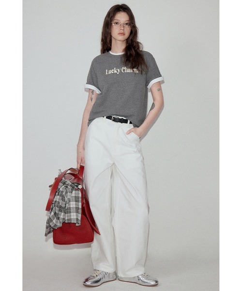 レタリングプリント 半袖Tシャツ FX25S123【Fano Studios