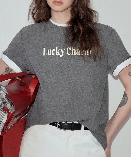 Fano Studios(ファノ ストゥディオズ)の「レタリングプリント 半袖Tシャツ FX25S123【Fano Studios】(Tシャツ/カットソー・レディース・ライトグレー系/グレー・FREE)」の12枚目の写真