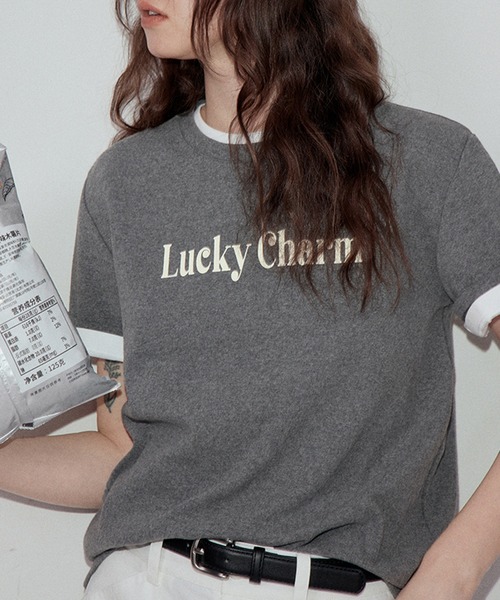 セール】レタリングプリント 半袖Tシャツ FX25S123【Fano