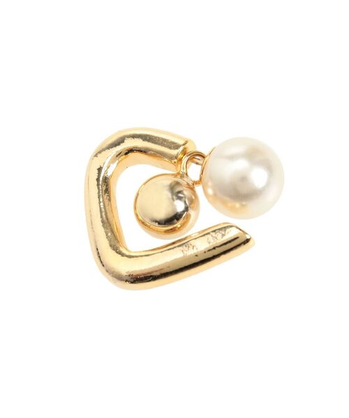 ELENDEEK（エレンディーク）の「3WAYトライアングルパールピアス（ピアス（両耳用）・レディース・ゴールド/シルバー・FREE）」の8枚目の写真