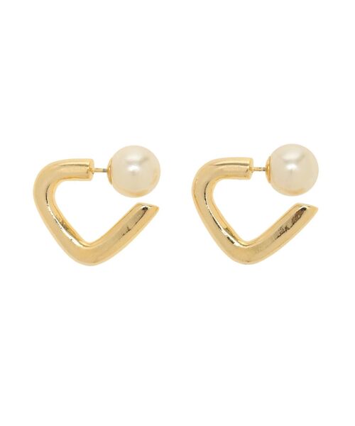 ELENDEEK（エレンディーク）の「3WAYトライアングルパールピアス（ピアス（両耳用）・レディース・ゴールド/シルバー・FREE）」の10枚目の写真