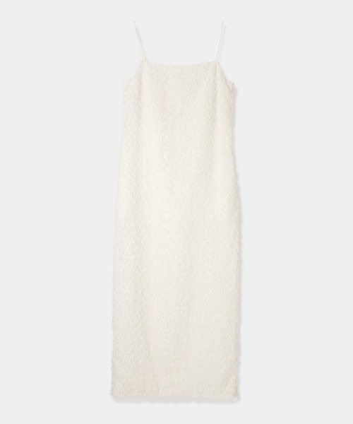 louren キャミワンピース ZOZOTOWN限定》【Louren/ローレン】feather jacquard dress