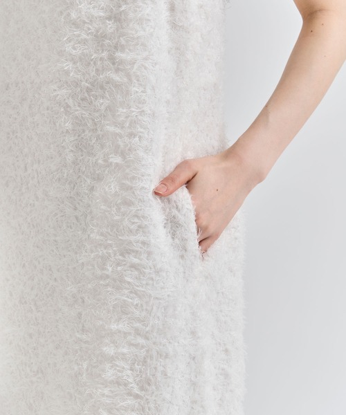 ZOZOTOWN限定》【Louren/ローレン】feather jacquard dress