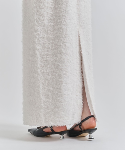 ZOZOTOWN限定》【Louren/ローレン】feather jacquard dress