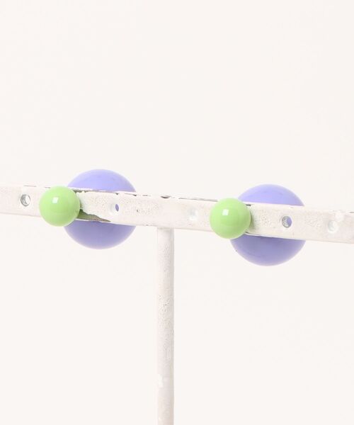 tood.(トード)の「【tood.】キャンディーピアス(ピアス(両耳用)・レディース・ワイン/モカ/パープル/レッド/ライトグリーン/マスタード・FREE)」の13枚目の写真