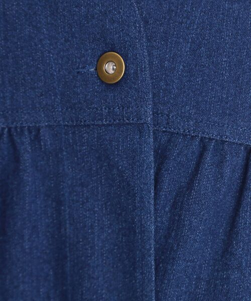 THE SHOP TK （ザ ショップ ティーケー ）の「デニムペプラムベスト【洗える/親子リンク】（ベスト・レディース・ブルー/ネイビー・13/12）」の10枚目の写真