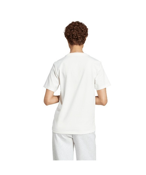 adidas(アディダス)の「アディダス adidas ラウンジ フードグラフィック 半袖Tシャツ(Tシャツ/カットソー・レディース・サックスブルー/オフホワイト・M/L/S/XL)」の3枚目の写真