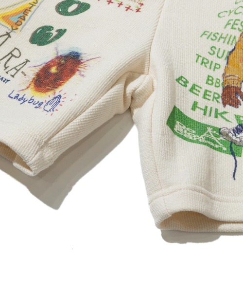 go slow caravan（ゴースローキャラバン）の「UNIQUEインレイ 落書きMIX ショートパンツ（その他パンツ・メンズ・ナチュラル・LARGE/MEDIUM/X-LARGE）」の12枚目の写真