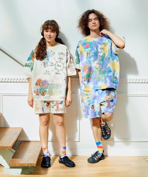 go slow caravan（ゴースローキャラバン）の「UNIQUEインレイ 落書きMIX ショートパンツ（その他パンツ・メンズ・ナチュラル・LARGE/MEDIUM/X-LARGE）」の8枚目の写真