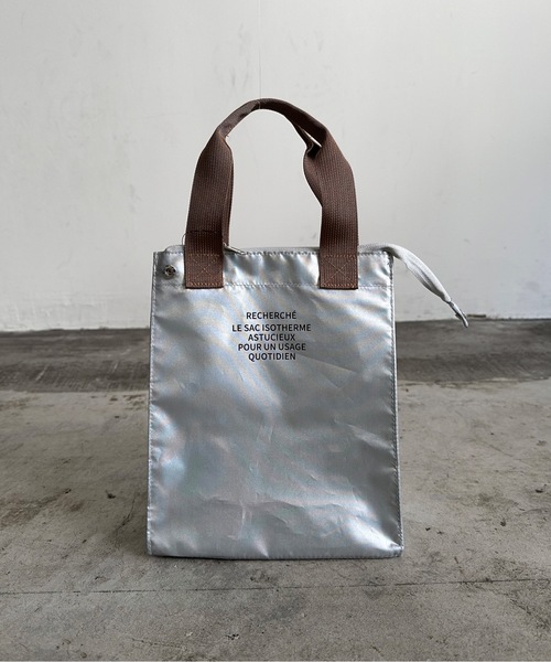 COMMON WARE(コモンウェアー)の「EC : ルシェルシェ保冷ランチトートバッグ Mサイズ(お弁当箱・レディース・シルバー/シルバー系その他/シルバー系その他2・FREE)」の1枚目の写真