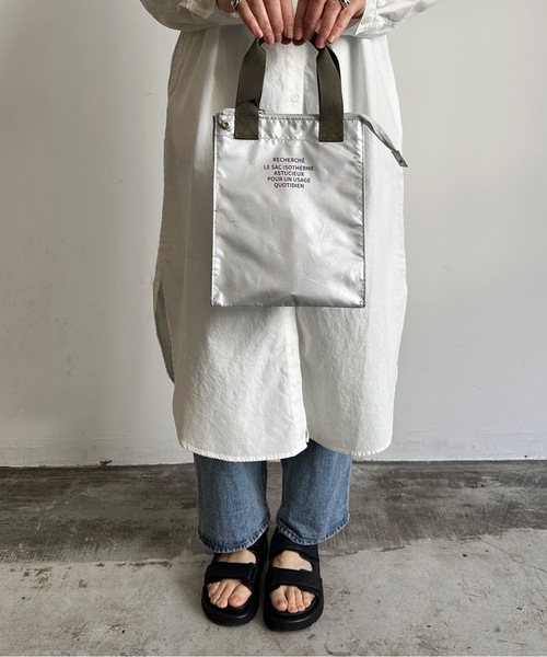 COMMON WARE(コモンウェアー)の「EC : ルシェルシェ保冷ランチトートバッグ Mサイズ(お弁当箱・レディース・シルバー/シルバー系その他/シルバー系その他2・FREE)」の17枚目の写真
