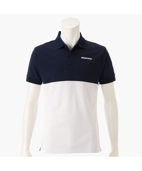 ★美品★BRIEFING　GOLFサーモベントポロシャツ　サイズ　 XL BRIEFING（ブリーフィング）の「【ブリーフィングゴルフ】MENS