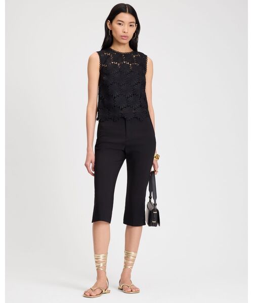 kate spade new york（ケイトスペード ニューヨーク）の「デイジー レース シェル（その他トップス・レディース・ブラック・4/2）」の2枚目の写真
