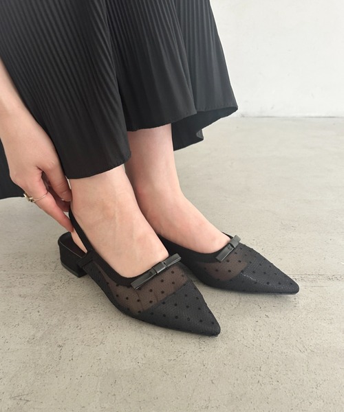 ドットリボン♡パンプス 800円 ドットリボン♡パンプス 800円