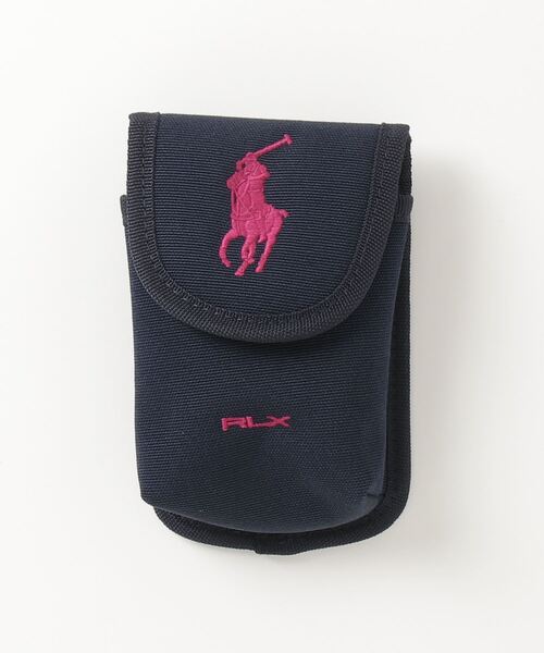 RLX GOLF（アールエルエックスゴルフ）の「Big Pony ウォーターリペラント ゴルフ ポーチ（ゴルフグッズ・レディース・ネイビー系1・ONE）」の2枚目の写真