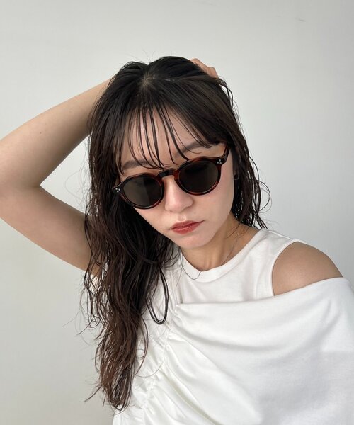 CAPRICIEUX LE'MAGE（カプリシューレマージュ）の「ボストンメガネ（メガネ・レディース・クリア/ブラック・FREE）」の8枚目の写真