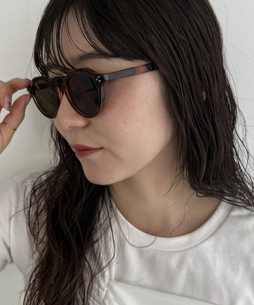 CAPRICIEUX LE'MAGE（カプリシューレマージュ）の「ボストンメガネ（メガネ・レディース・クリア/ブラック・FREE）」の9枚目の写真