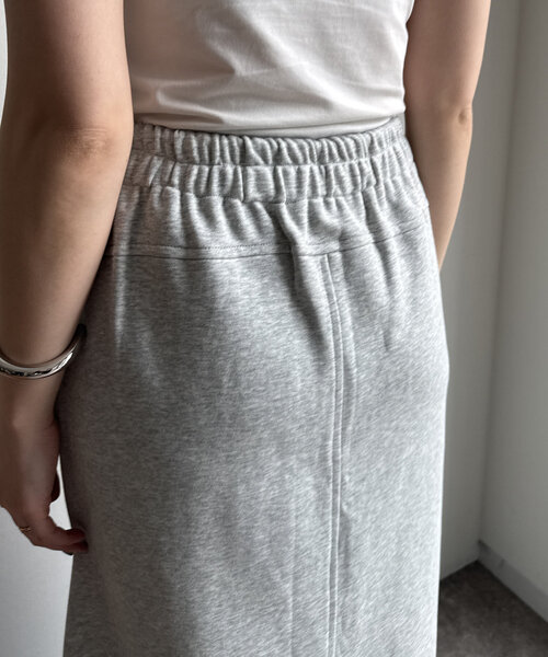 DouDou（ドゥドゥ）の「【WEB限定】スウェット切替デニムスカート（スカート・レディース・グレー・FREE）」の14枚目の写真