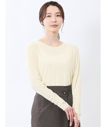 innowave（イノウェーブ）の「【ストレッチ】イノウェーブ/INNOWAVE マイクロチュール 長袖Tシャツ（Tシャツ/カットソー）」