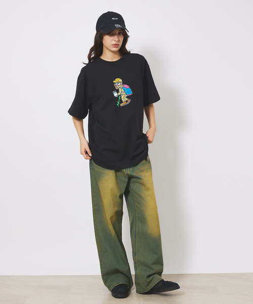 NANGA(ナンガ)の「【NANGA/ナンガ】ECOHYBRID イラストレーターTシャツシリーズ/HIROAKI USHIODA/ユニセックス(Tシャツ/カットソー・メンズ・ホワイト系その他/ブラック系その他/グレー系その他/ピンク系その他/ホワイト系その他2/ブラック系その他2/グレー系その他2/ピンク系その他2・M/L/XL)」の13枚目の写真
