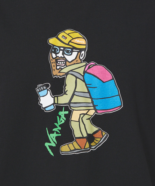NANGA(ナンガ)の「【NANGA/ナンガ】ECOHYBRID イラストレーターTシャツシリーズ/HIROAKI USHIODA/ユニセックス(Tシャツ/カットソー・メンズ・ホワイト系その他/ブラック系その他/グレー系その他/ピンク系その他/ホワイト系その他2/ブラック系その他2/グレー系その他2/ピンク系その他2・M/L/XL)」の11枚目の写真