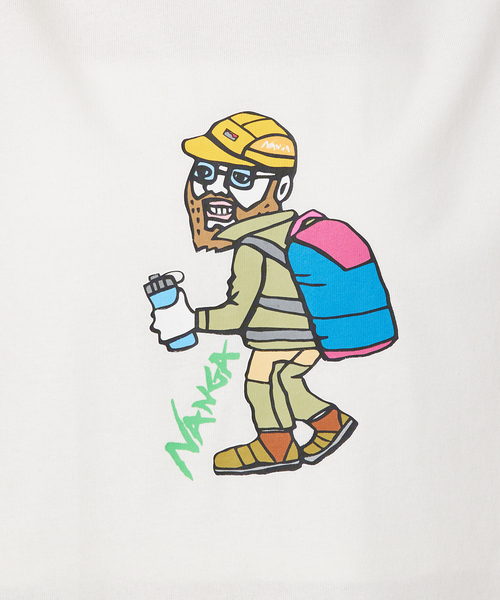 NANGA(ナンガ)の「【NANGA/ナンガ】ECOHYBRID イラストレーターTシャツシリーズ/HIROAKI USHIODA/ユニセックス(Tシャツ/カットソー・メンズ・ホワイト系その他/ブラック系その他/グレー系その他/ピンク系その他/ホワイト系その他2/ブラック系その他2/グレー系その他2/ピンク系その他2・M/L/XL)」の9枚目の写真