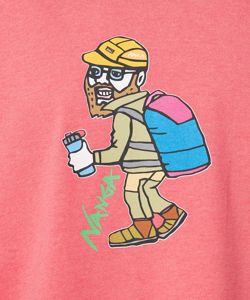 NANGA(ナンガ)の「【NANGA/ナンガ】ECOHYBRID イラストレーターTシャツシリーズ/HIROAKI USHIODA/ユニセックス(Tシャツ/カットソー・メンズ・ホワイト系その他/ブラック系その他/グレー系その他/ピンク系その他/ホワイト系その他2/ブラック系その他2/グレー系その他2/ピンク系その他2・M/L/XL)」の19枚目の写真